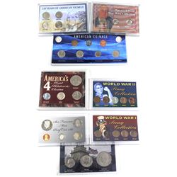 Lot of USA Novelty Coin Sets. You will receive 2011 San Francisco Mint Proof 5-coin Set, 1976 Bicent