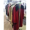 Image 2 : ROLLING RACK OF SET COSTUMES ASSORTED LADIES COATS VARIOUS SIZES AND STYLES (ROLLING RACK INCLUDED)