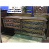 Image 1 : LARGE HEAVILY CARVED 6 DRAWER DRESSER