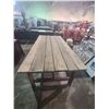 Image 3 : LARGE WOODEN TABLE 97" X 52"