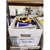 Image 2 : 3 BOXES OF ASSORTED SET DEC CLEANING SUPPLIES