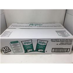 Miss Vickies Sea Salt & Malt Vinegar (40 x 40g)