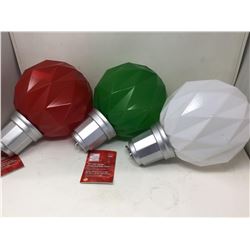 13in LED Jumbo Ornaments with Timer (3)