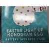 Image 2 : Easter Light Up Monogram Eggs