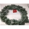 Image 1 : 26in Flocked Wreath