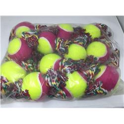 Lot of Rope Tennis Balls