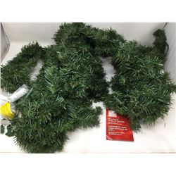 20ft Pre-Lit Noble Fir Garland