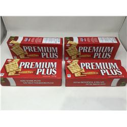 Premium Plus Salted Tops Crackers (4 x 225g)