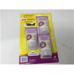 Alba Botanica Kids SPF 40 Sunscreen (3 x 113ml)