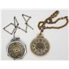 Image 1 : 2-OPEN FACE POCKET WATCHES ELGIN & WALTHAM