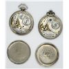 Image 3 : 2-ELGIN OPEN FACE POCKET WATCH