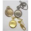 Image 3 : 3-EAGLE DESIGN POCKET WATCHES