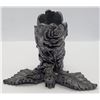 Image 1 : HAND CRAFTED ROSE DESIGN CANDLESTICK