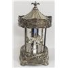 Image 1 : VINTAGE SILVERPLATED MUSICAL CAROUSEL