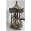Image 2 : VINTAGE SILVERPLATED MUSICAL CAROUSEL