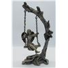 Image 1 : PEWTER FIGURINE GIRL ANGEL on SWING