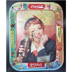 METAL COCA-COLA SERVING TRAY