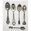 Image 1 : (5) SOUVENIR SPOONS PARIS,OHIO,