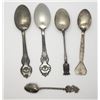 Image 3 : (5) SOUVENIR SPOONS PARIS,OHIO,