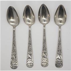 4-BAMBOO / BIRD SILVER SPOONS