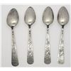 Image 3 : 4-BAMBOO / BIRD SILVER SPOONS