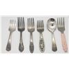 Image 2 : BABY SPOON & FORK plus 4 BABY FORKS