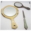 Image 1 : 2-VINTAGE HAND MIRRORS & finger nail file