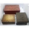 Image 1 : 3-KEEPSAKE BOXES: RED ORIENTAL