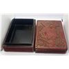 Image 5 : 3-KEEPSAKE BOXES: RED ORIENTAL