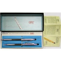 VINTAGE CROSS PEN & PENCIL SET