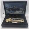 Image 1 : POCKET KNIFE WOLF DESIGN HANDLE