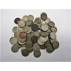100-LIBERTY "V" NICKELS - MIXED