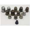 Image 2 : 12-VINTAGE SEWING THIMBLES