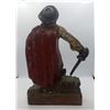 Image 3 : VINTAGE POURED CAST IRON PIRATE STATUE