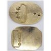 Image 2 : 2-MENS BELT BUCKLES- "M" INITIAL & 100 YRS OF