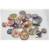 Image 2 : VINTAGE POLITICAL & ADVERTISMENT PIN LOT