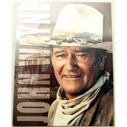 JOHN WAYNE TIN SIGN STAGE COACH