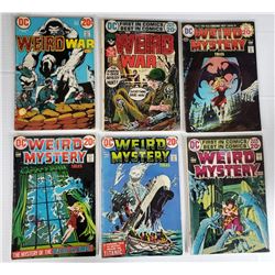 DC WEIRD MYSTERY TALES #1,2,3,14 1970's 20c ISSUES