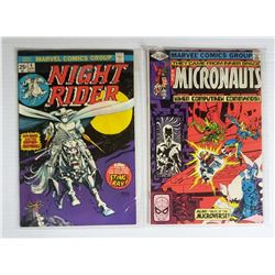 2-MARVEL COMICS: #4 NIGHT RIDER & #24