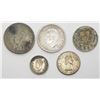 Image 2 : 5-FOREIGN SILVER COINS - INTERESTING LOT