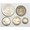 Image 1 : 5-FOREIGN SILVER COINS - INTERESTING LOT