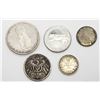 Image 1 : 5-FOREIGN SILVER COINS - INTERESTING LOT