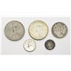 Image 2 : 5-FOREIGN SILVER COINS - INTERESTING LOT