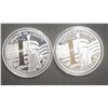 Image 1 : 2-2010 LIBERTY  "L" COINS w/SPOT GOLD