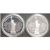 Image 2 : 2-2010 LIBERTY  "L" COINS w/SPOT GOLD