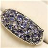 Image 2 : SILVER TANZANITE RING