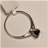 Image 2 : 10K WHITE GOLD BLACK DIAMOND(1.3CT) RING