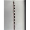 Image 1 : STERLING SILVER LEAD GLASS FILLED RUBY (APPROX 8.10 CARAT)  AND MIXED CUT BLACK SAPPHIRE (APPROX