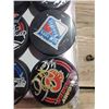 Image 2 : COLLECTION OF NINE SIGNED HOCKEY PUCKS, INCLUDES GUY LAFLEUR, DAVE "TIGER" WILLIAMS, ALLAN