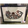 Image 1 : FRAMED FIRST NATIONS LEP 92/200 SIGNED EA. HUNT TITLED SEA OTTER & SEA URCHIN